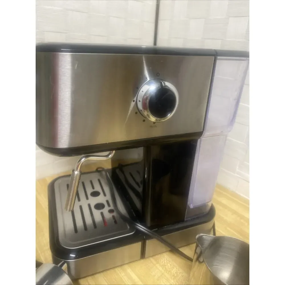 Used Gevi Espresso Machine with Milk Frother, Portafilter, More